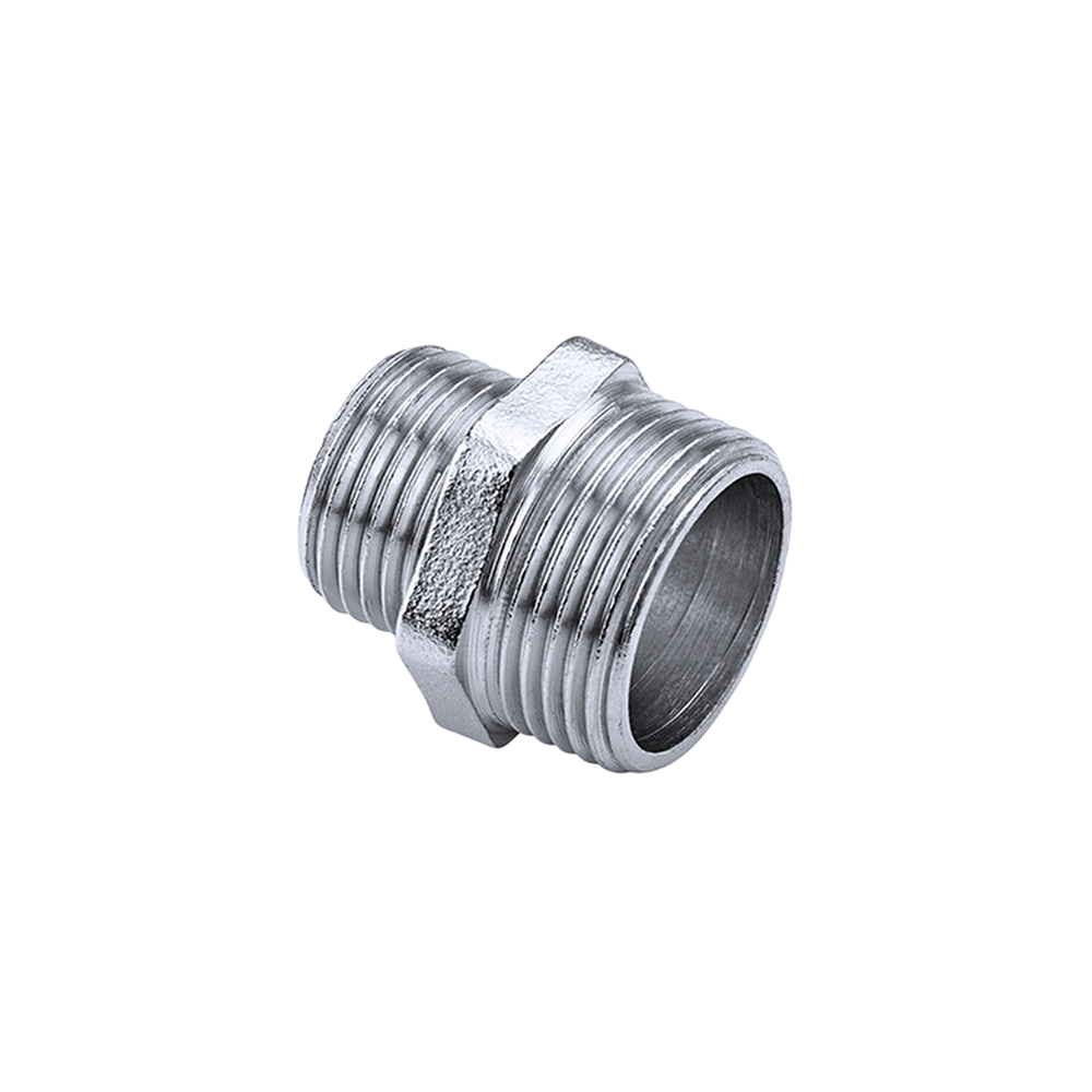 Ниппель двойной (бочата) AISI 304 1 1/4'' (42,4 мм) Ниппель двойной (бочата) AISI 304 1 1/4'' (42,4 мм)